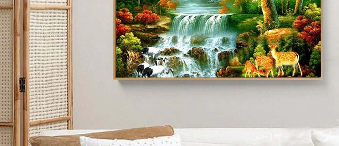 Broderie Diamant de cascade